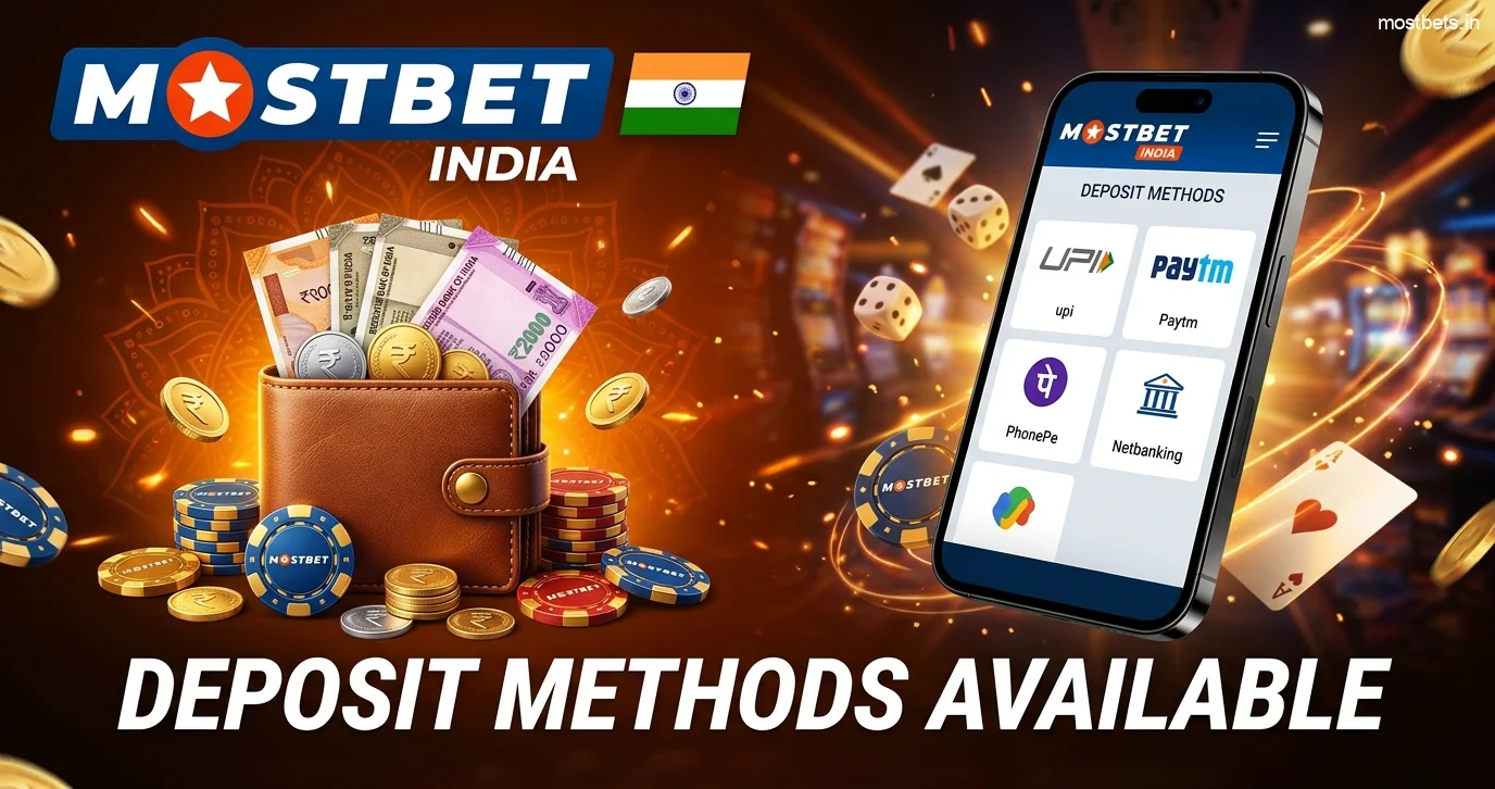 Methods for Making Deposits in the Mostbet App