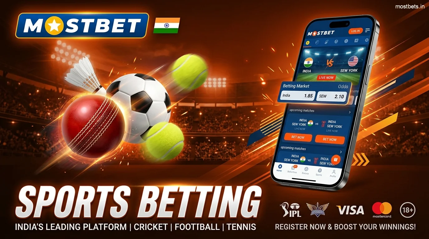 Sports Betting Section in the Mostbet Mobile App