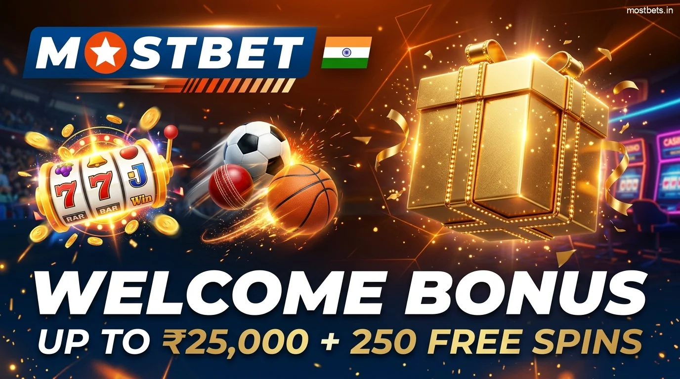 Get your welcome bonus at Mostbet India