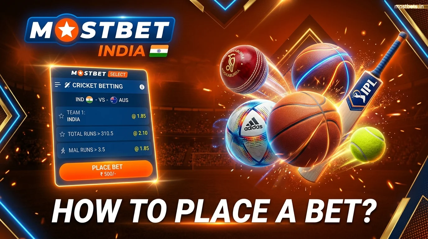 Instructions on How to Place a Bet on Mostbet India