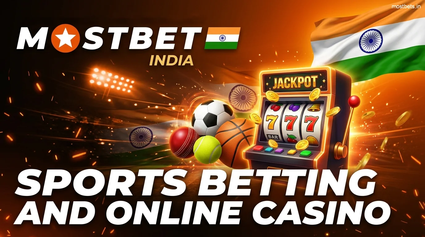 Play casino games and place bets in India on the Mostbet website