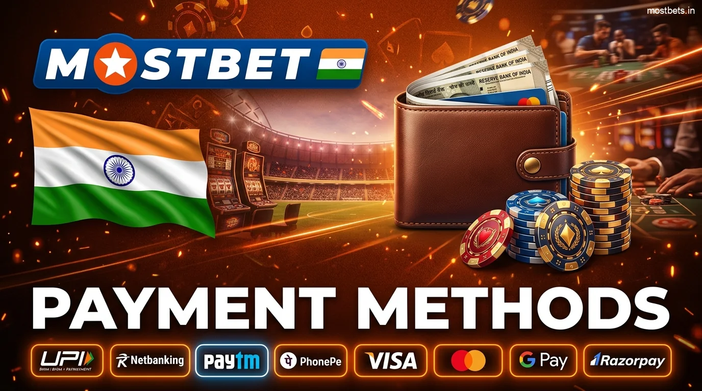 Mostbet Payment Methods for Players in India - Deposits and Withdrawals