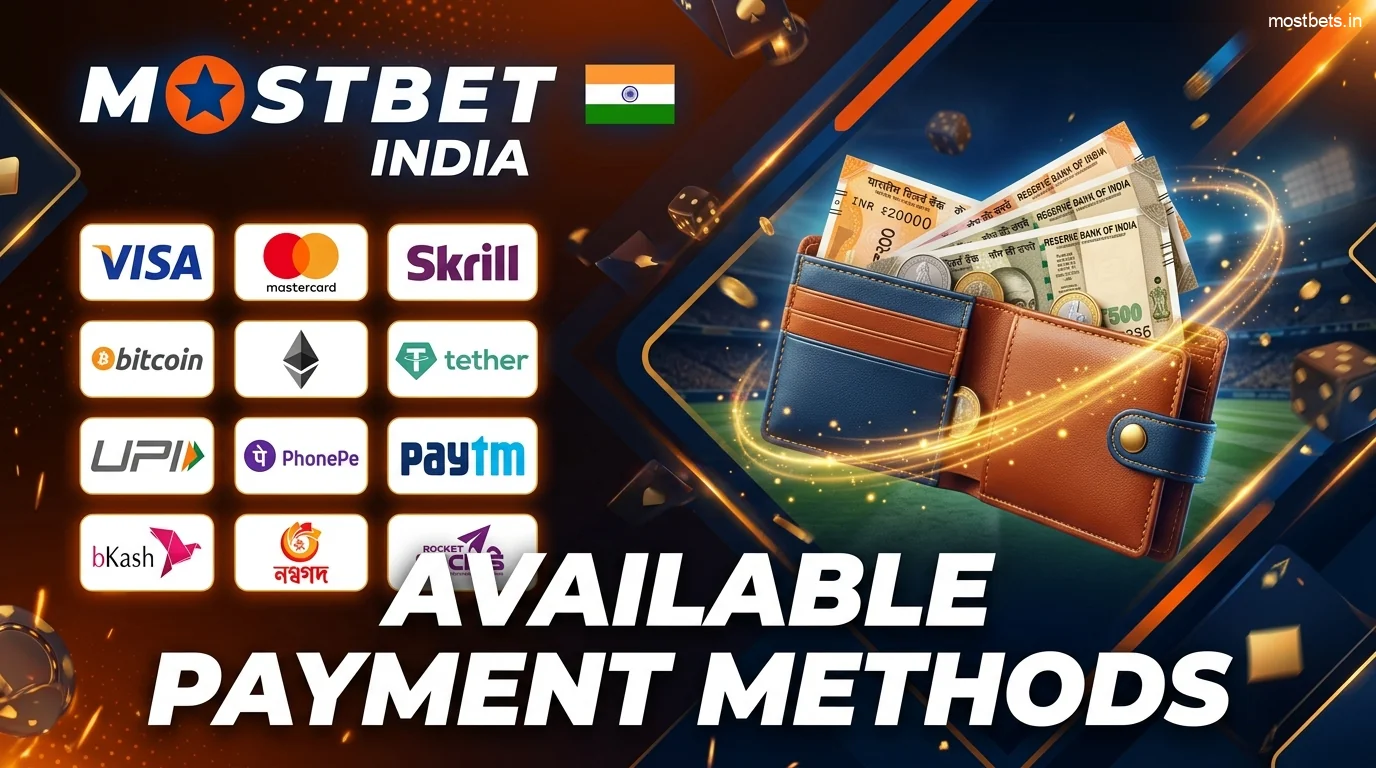 Payment Methods at Mostbet for Residents of India